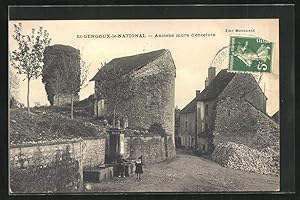 Bild des Verkufers fr Carte postale St-Gengoux-le-National, Anciens murs d`enceinte zum Verkauf von Bartko-Reher