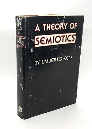 Immagine del venditore per A Theory of Semiotics (Advances in Semiotics) venduto da Dan Pope Books