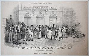 [Satirical print, lithography, The Hague, Den Haag] Representation du 6 Septembre 1838, published...