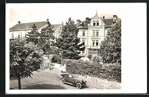 Ansichtskarte Mönichkirchen am Wechsel, Hotel Hochwechsel, davor ein Automobil
