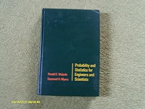 Seller image for Probability and Statistics Forr Engineers and Scientists for sale by Buybyebooks