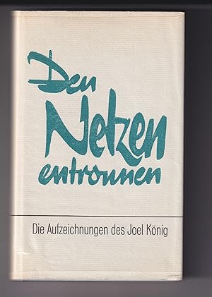 Seller image for Den Netzen entronnen. Die Aufzeichnungen. for sale by Antiquariat Atlas, Einzelunternehmen