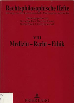 Bild des Verkufers fr Medizin - Recht - Ethik zum Verkauf von avelibro OHG