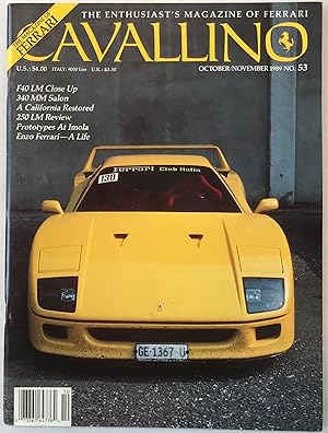 Cavallino. The Magazine for Ferrari Enthusiasts. October/November 1989. No. 53.