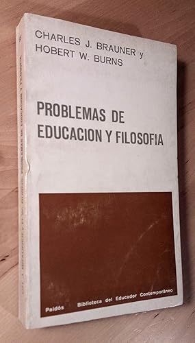 Imagen del vendedor de Problemas de educacin y filosofa a la venta por Llibres Bombeta