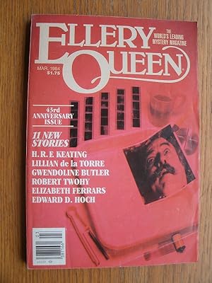 Imagen del vendedor de Ellery Queen Mystery Magazine March 1984 a la venta por Scene of the Crime, ABAC, IOBA