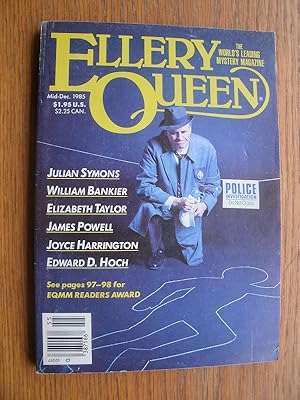 Ellery Queen Mystery Magazine Mid-December 1985