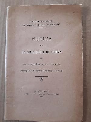 Seller image for Notice Sur Le Chateau-Fort De Fressin. for sale by Librairie du Monde Entier