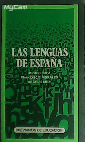 Imagen del vendedor de Las lenguas de Espaa. a la venta por Librera y Editorial Renacimiento, S.A.