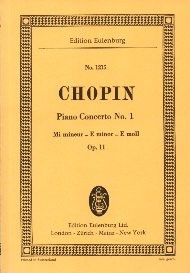 Piano Concerto No. 1 in E Minor, Op. 11: Edition Eulenburg No. 1215