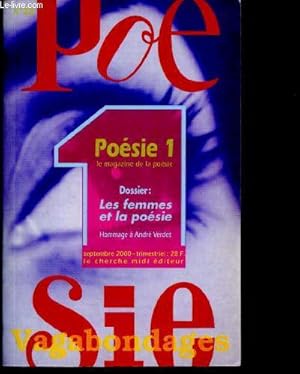 Imagen del vendedor de Posie 1 Vagabondages N23 Septembre 2000 - Revue - Les femmes et la posie, hommage  Andr Verdet - Abdelwahab El Bayati- Le magazine de la posie a la venta por Le-Livre