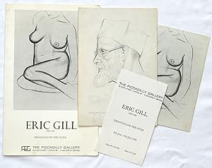 Immagine del venditore per Eric Gill 1882-1940 Drawings of the Nude ephemera; Drawings & Carvings Private View invite. venduto da Undercover Books
