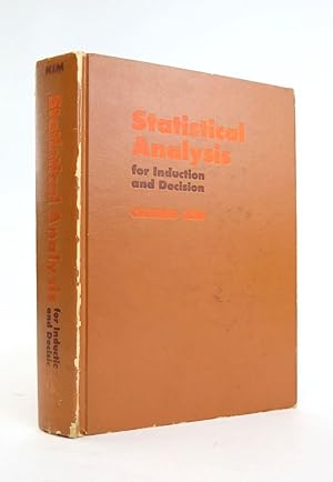 Seller image for STATISTICAL ANALYSIS FOR INDUCTION AND DECISION for sale by Stella & Rose's Books, PBFA
