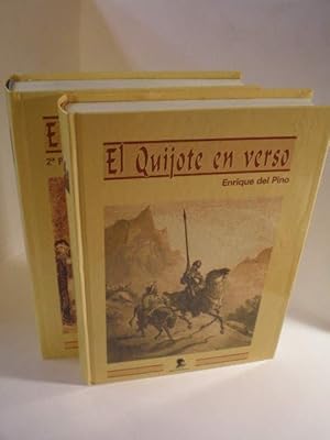 Seller image for El Quijote en verso ( 2 Vols.) Composicin versificada original de El Ingenioso hidalgo Don Quijote de la Mancha, de Miguel de Cervantes Saavedra for sale by Librera Antonio Azorn