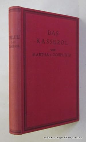 Imagen del vendedor de Das Kasserol. Absonderlichen Gaumenletzen aus alter Zeit. Mnchen, Georg Mller, 1923. Kl.-8vo. Mit illustriertem Titel u. Zwischentiteln von Hans Pape. 273 S. Roter Or.-Lwd. (Gastrosophische Bcherei, 1). a la venta por Jrgen Patzer