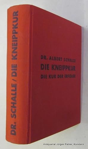 Image du vendeur pour Die Kneippkur, die Kur der Erfolge. Jubilumsauflage. 5. Auflage. Mnchen, Knorr & Hirth, 1937. Mit 32 fotografischen Tafelabbildungen. 4 Bl., 635 S. Or.-Lwd. - Gutes Exemplar. mis en vente par Jrgen Patzer