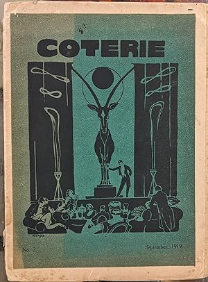 Imagen del vendedor de Coterie, September 1919 a la venta por Moe's Books