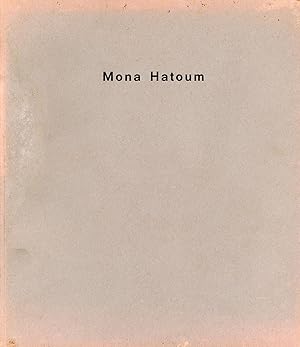 Imagen del vendedor de Mona Hatoum a la venta por Bagatelle Books, IOBA