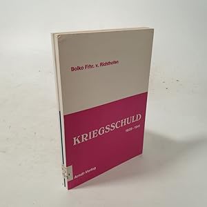 Bild des Verkufers fr Kriegsschuld 1939-1941. Der Schuldanteil der anderen. Bd.1-2. zum Verkauf von Antiquariat Bookfarm
