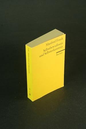 Bild des Verkufers fr Selbstbewutsein und Selbsterkenntnis: Essays zur analytischen Philosophie der Subjektivitt. zum Verkauf von Steven Wolfe Books