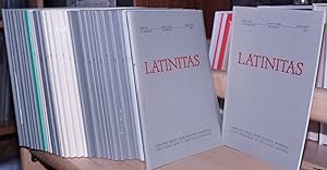Latinitas. Commentarii Periodici Linguae Latinae Excolendae Provendae Cura Operis Fundati. Cui No...