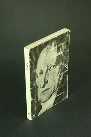 Imagen del vendedor de Hegel - TEXT IN FRENCH. a la venta por Steven Wolfe Books