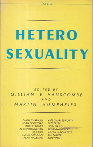 Bild des Verkufers fr Heterosexuality (Heretic) zum Verkauf von Goulds Book Arcade, Sydney