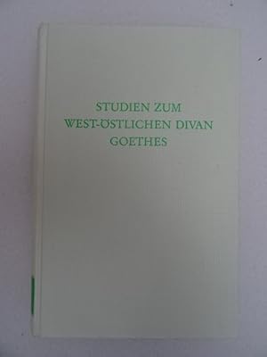 Seller image for (Hrsg.). Studien zum West-stlichen Divan Goethes. Darmstadt, Wischenschaftliche Buchgesellschaft, 1971. VII, 490 S., 1 Blatt. Orig.-Leinenband. for sale by Antiquariat Daniel Schramm e.K.