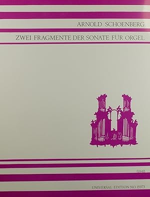 Zwei Fragmente der Sonate fur Orgel (Organ)