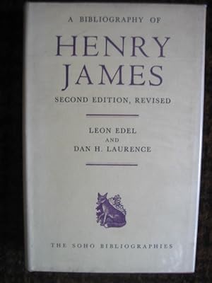 Bild des Verkufers fr A Bibliography of Henry James zum Verkauf von Tiger books