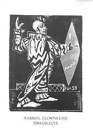 Seller image for Narren, Clowns und Zirkusleute. Graphik des 20. Jahrhunderts for sale by Kunstmuseum der Stadt Albstadt