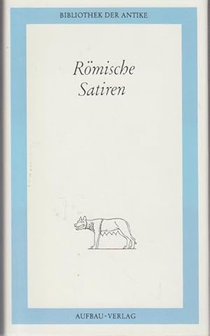 Image du vendeur pour Rmische Satiren : in einem Band / Ennius . [Aus dem Lat. bers. von W. Binder . Die bers. von Binder . wurden von W. Krenkel bearb.] / Bibliothek der Antike : Rmische Reihe mis en vente par Bcher bei den 7 Bergen