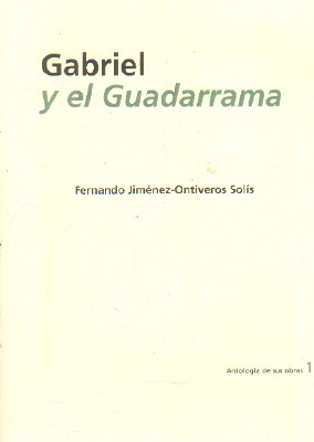 Imagen del vendedor de GABRIEL Y EL GUADARRAMA a la venta por Librera Raimundo