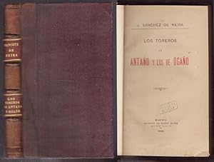 Seller image for LOS TOREROS DE ANTAO Y LOS DE OGAO. 2 OBRAS. for sale by Librera Raimundo