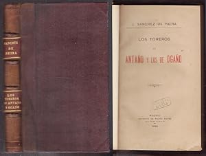 Imagen del vendedor de LOS TOREROS DE ANTAO Y LOS DE OGAO. 2 OBRAS. a la venta por Librera Raimundo