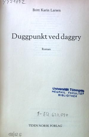 Seller image for Duggpunkt ved daggry; for sale by books4less (Versandantiquariat Petra Gros GmbH & Co. KG)