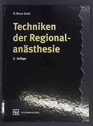 Seller image for Techniken der Regionalansthesie. for sale by books4less (Versandantiquariat Petra Gros GmbH & Co. KG)