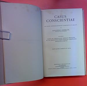 Imagen del vendedor de Casus conscientiae - Ad usum confessariorum compositi et soluti. Volumen I. a la venta por biblion2