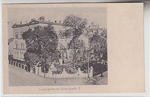 Bild des Verkufers fr 69026 Feldpost Ak Leipzig Logengebude Elsterstrasse 2, 1915 zum Verkauf von Versandhandel fr Sammler