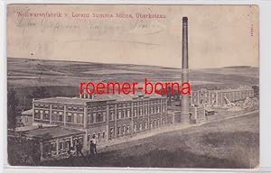 78204 Ak Oberkotzau Wollwarenfabrik von Lorenz Summa Söhne 1907
