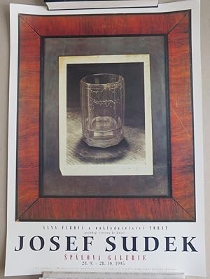 [Glass; a poster of the exhibition of Josef Sudek's photographs in the Vaclav Spala Gallery, Prag...