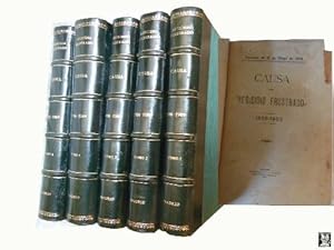 Imagen del vendedor de CAUSA POR REGICIDIO FRUSTRADO (1906-1909) ATENTADO DEL 1 DE MAYO DE 1906. CAUSA CONTRA MATEO MORRAL. 5 VOLUMENES a la venta por Librera Maestro Gozalbo