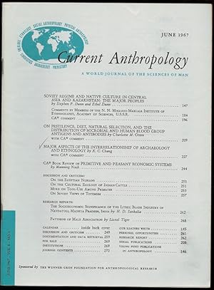 Seller image for Major Aspects of the Interrelationship of Archaeology and Ethnology in Current Anthropology Volume 8, Number 3 for sale by The Book Collector, Inc. ABAA, ILAB