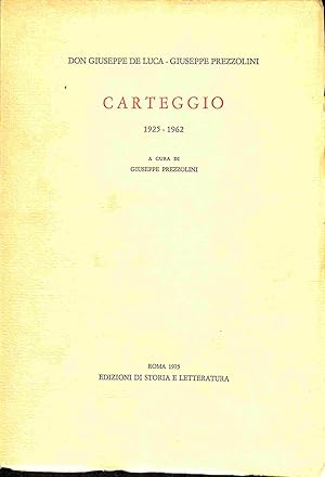 Carteggio 1925-4962