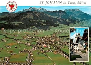 Bild des Verkufers fr Postkarte Carte Postale 73705864 St Johann Tirol mit Loferer und Leoganger Steinberge Ortsmotiv Zentrum zum Verkauf von Versandhandel Boeger