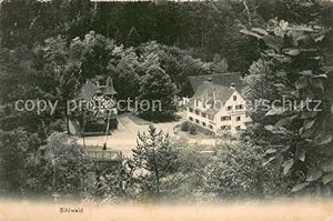 Postkarte Carte Postale 13708582 Sihlwald Forsthaus Gaststaette Naturschutzgebiet Sihlwald