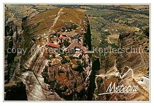 Postkarte Carte Postale 73707510 Meteora Monastero Metamorphoris Kloster Metamorphosis Fliegerauf...