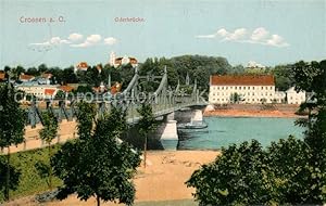 Postkarte Carte Postale 73709275 Crossen Oder Krosno Odrzanskie Oderbruecke