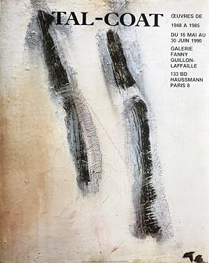 TAL-COAT. Peintures 1948 à 1985. (Affiche d'exposition / exhibition poster).
