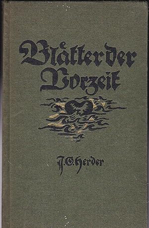 Seller image for Bltter der Vorzeit. Dichtungen aus der morgenlndischen Sage for sale by Versandantiquariat Karin Dykes